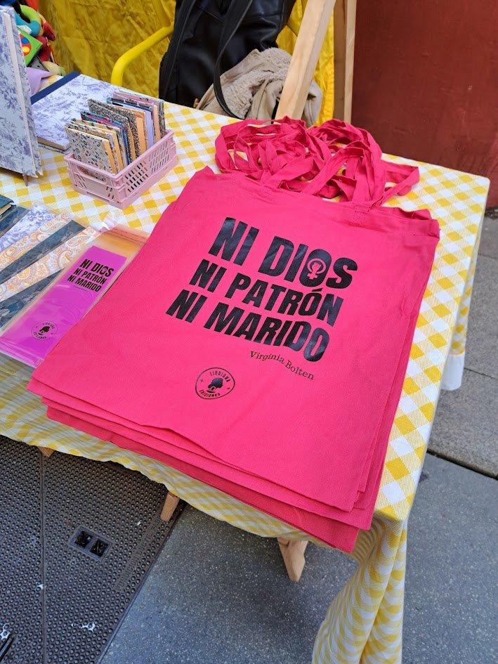 Tote bag Ni Dios ni patrón ni marido - Virginia Bolten